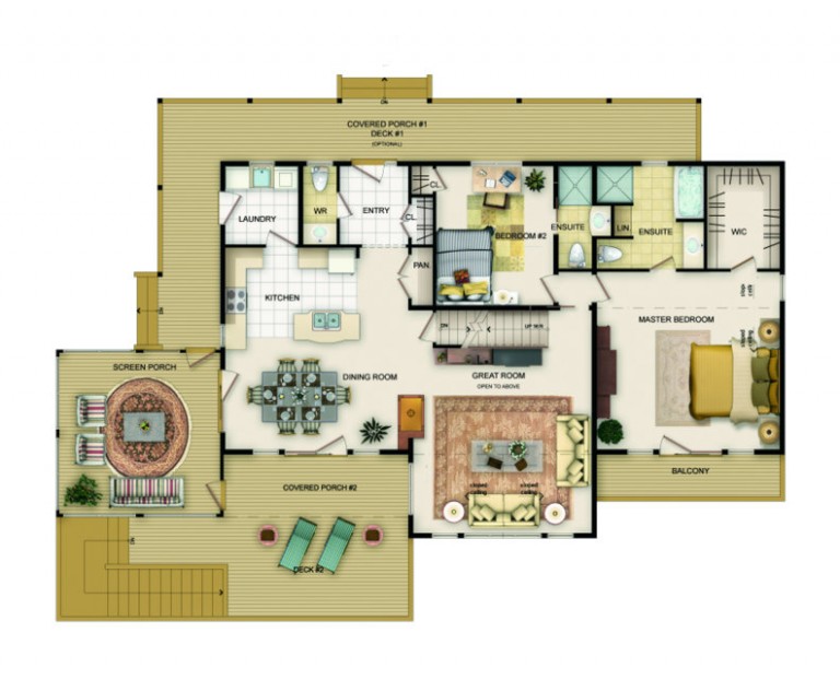 Bennington House Floor Plans